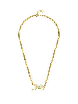 juicy couture gold plated necklace