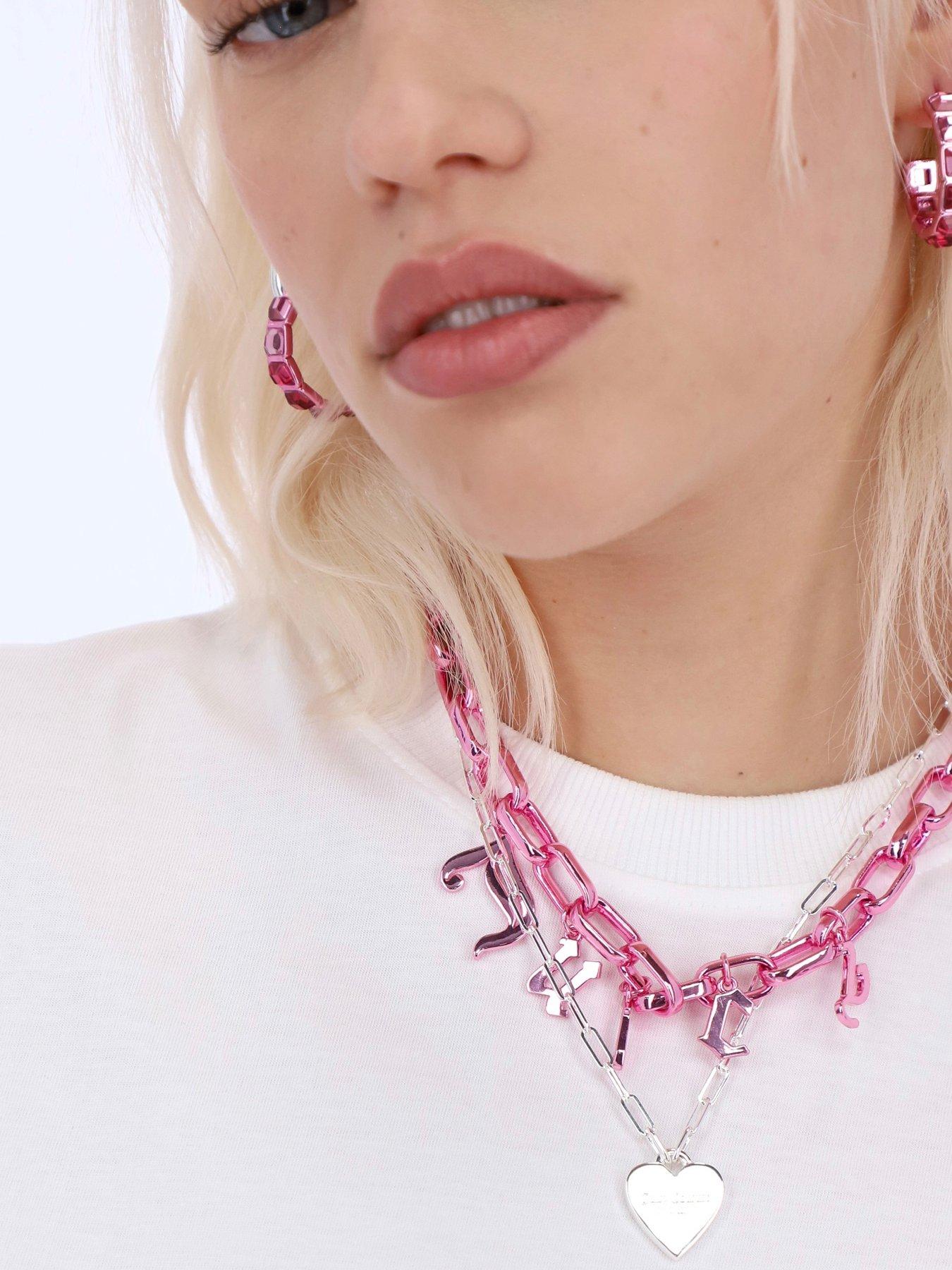 Image 2 of 2 of Juicy Couture Silver Plated Maxi Necklace