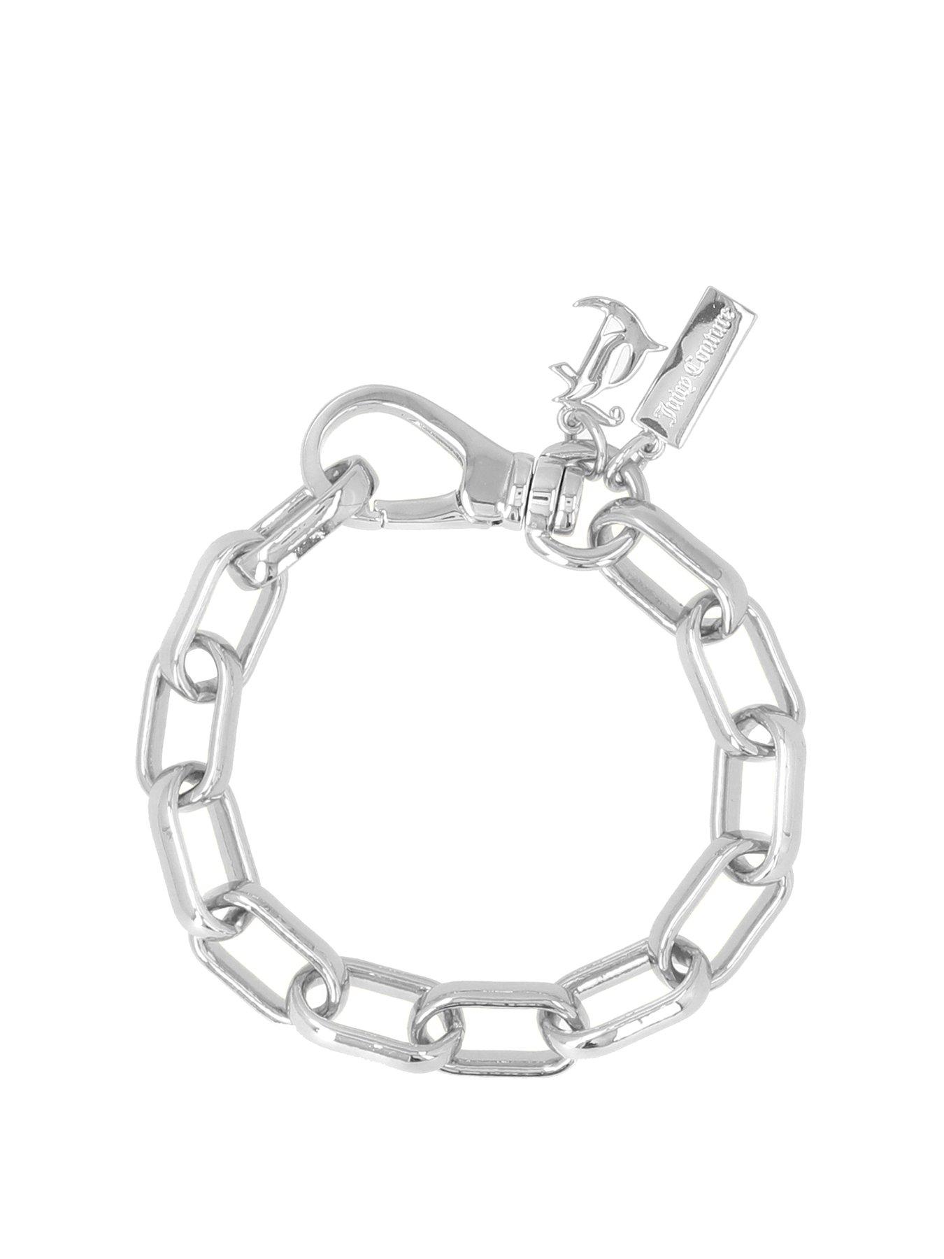 Product photograph of Juicy Couture Silver Plated Bracelet from very.co.uk