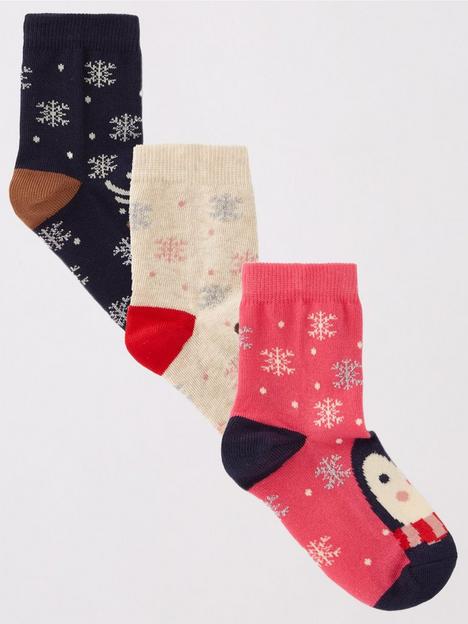 mini-v-by-very-girls-3-pack-ofnbspanimal-christmas-socks-multi