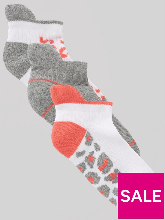 front image of v-by-very-girls-3-pack-animal-sports-ankle-socks-multi