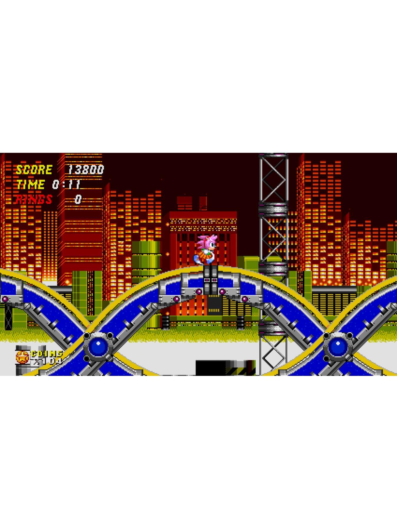 Image 5 of 7 of Nintendo Switch OLED OLED Console Neon Blue/Neon Red with Sonic Origins Plus