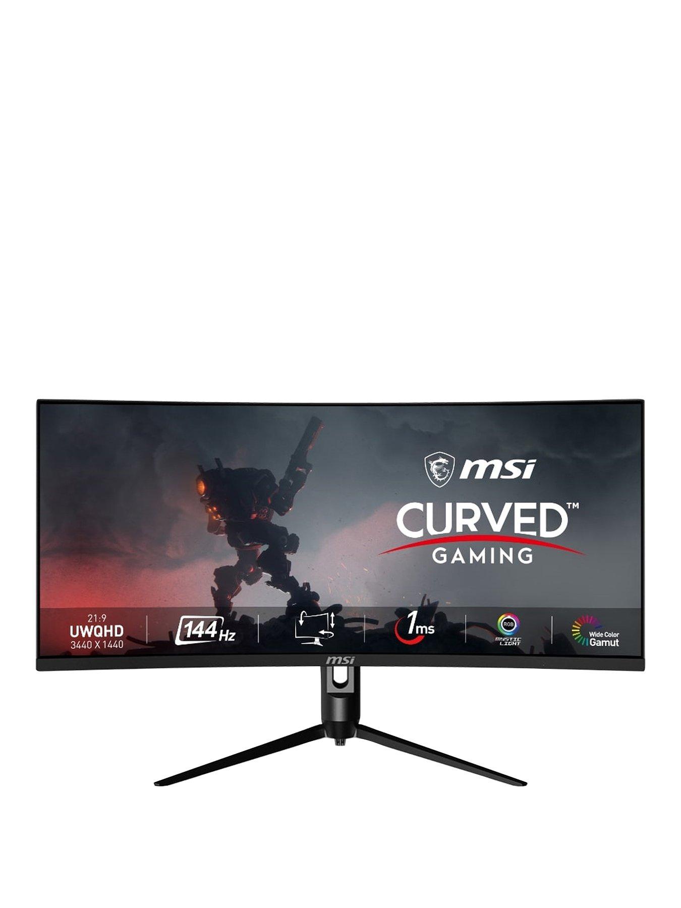 Msi Optix Mag342Cqr 34 Inch, Quad Hd, 144Hz, Adaptive-Sync, Hdr Ready, 1500R Curved Gaming Monitor