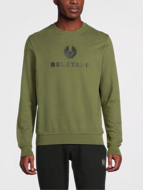 belstaff-logo-signature-crew-neck-sweatshirt-khakinbsp