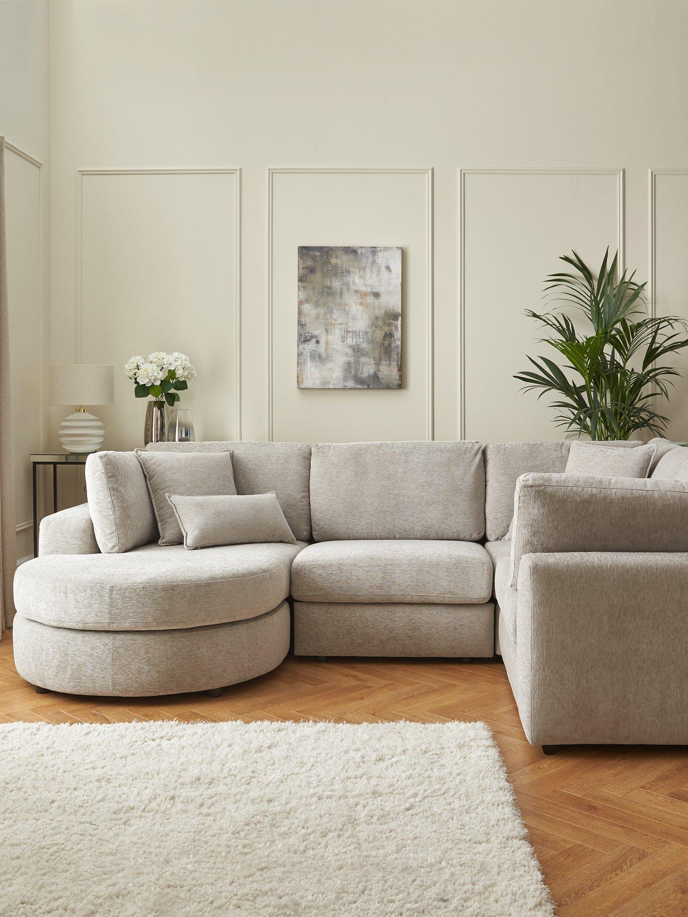 undefined Lambert Corner Left Hand Chaise Sofa - Natural