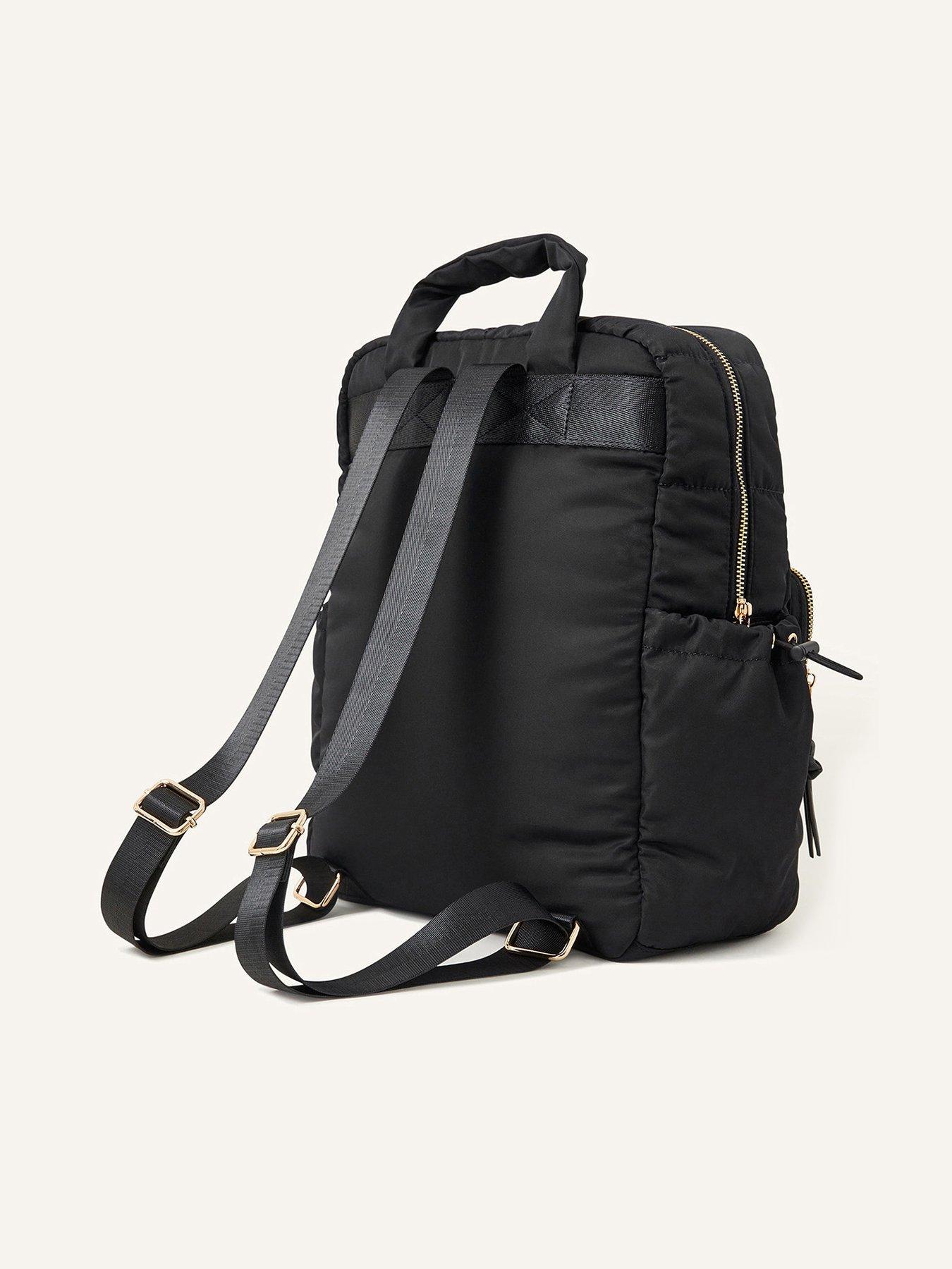 Quilted store laptop backpack