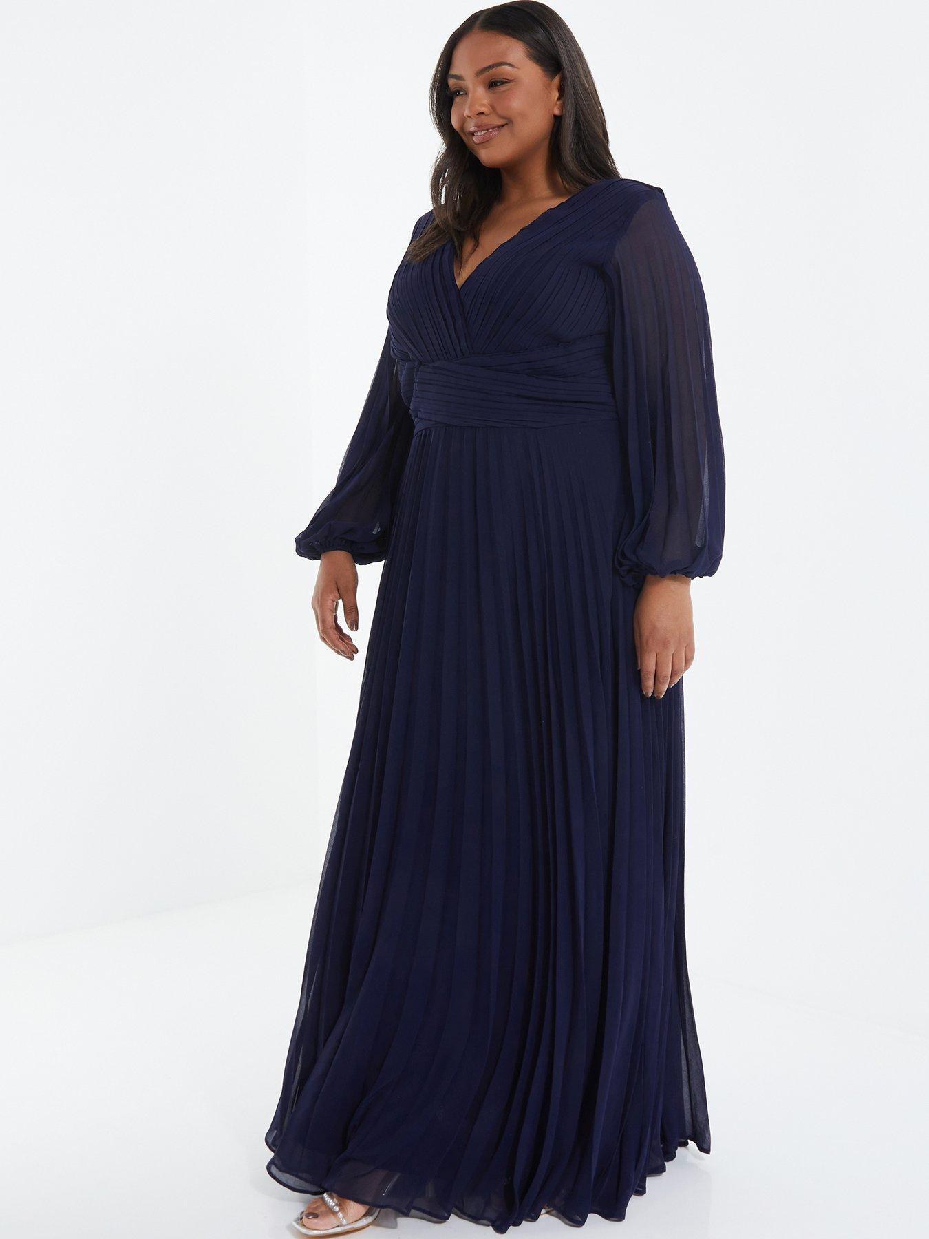 Curve navy dress clearance