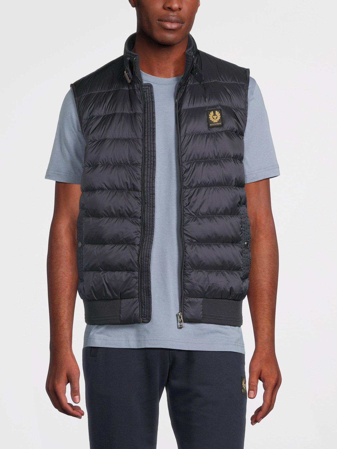 Belstaff Circuit Padded Gilet Navy