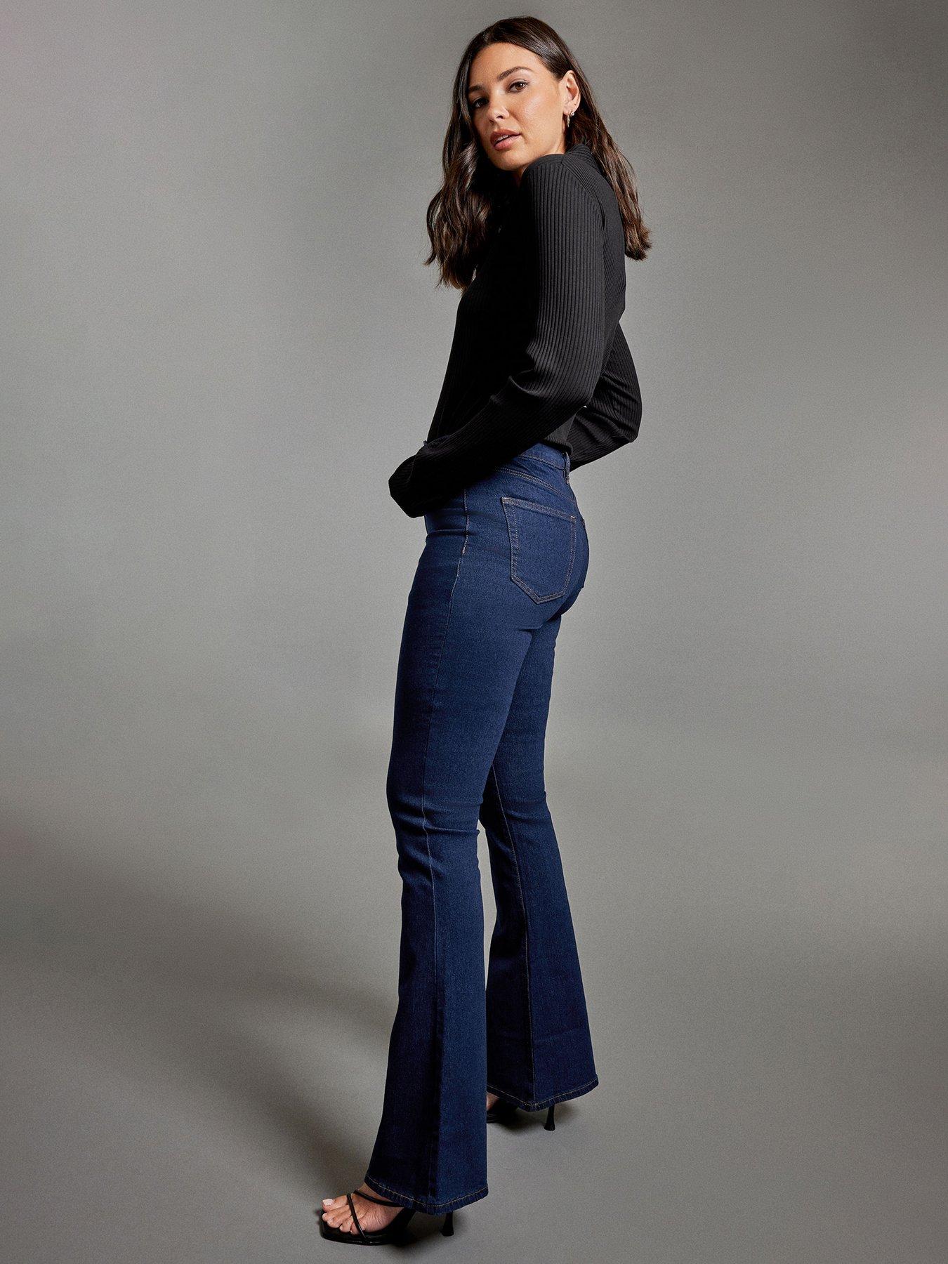 undefined Indigo Denim Kickflare Jean