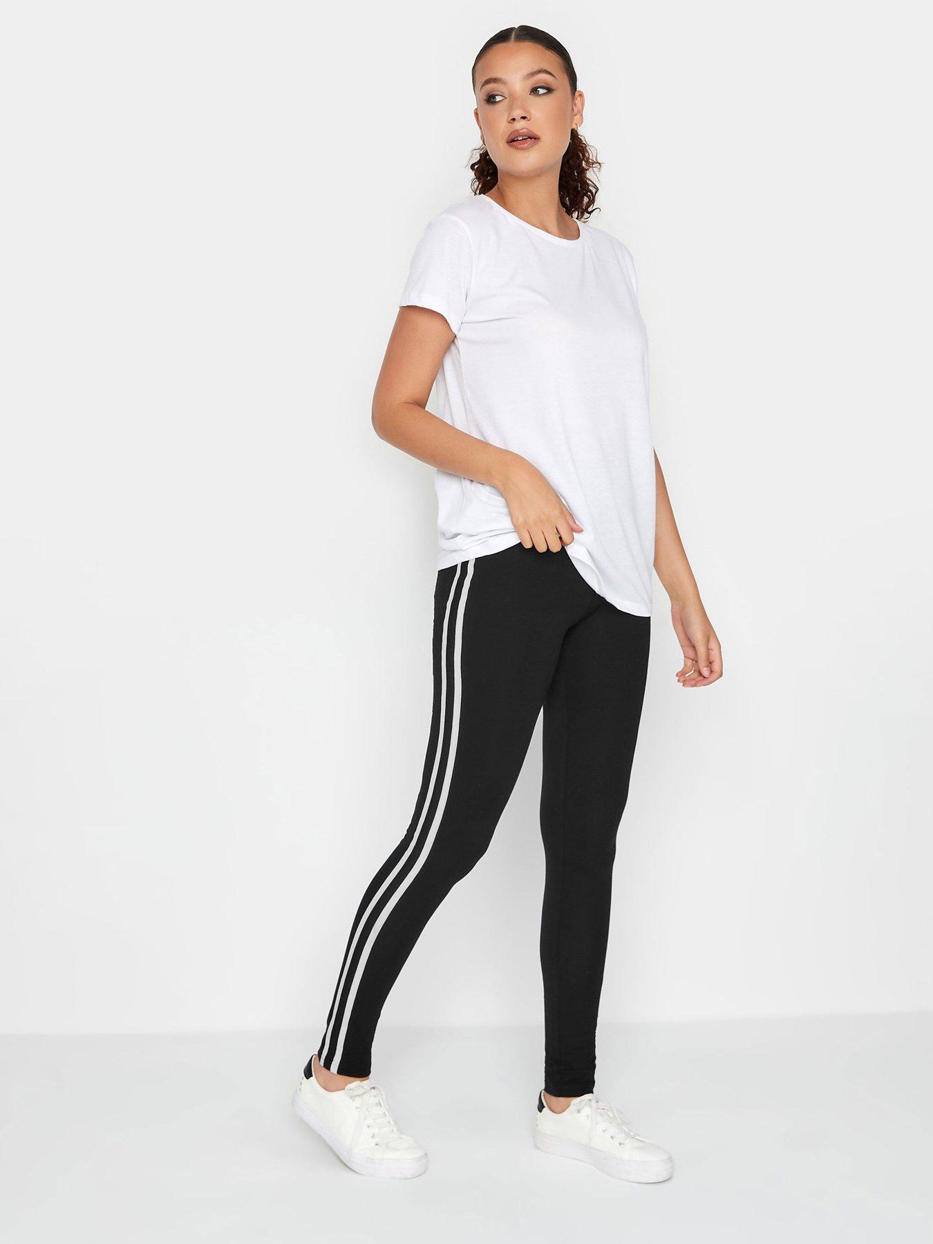 Long Tall Sally Black Side Stripe Legging 36in