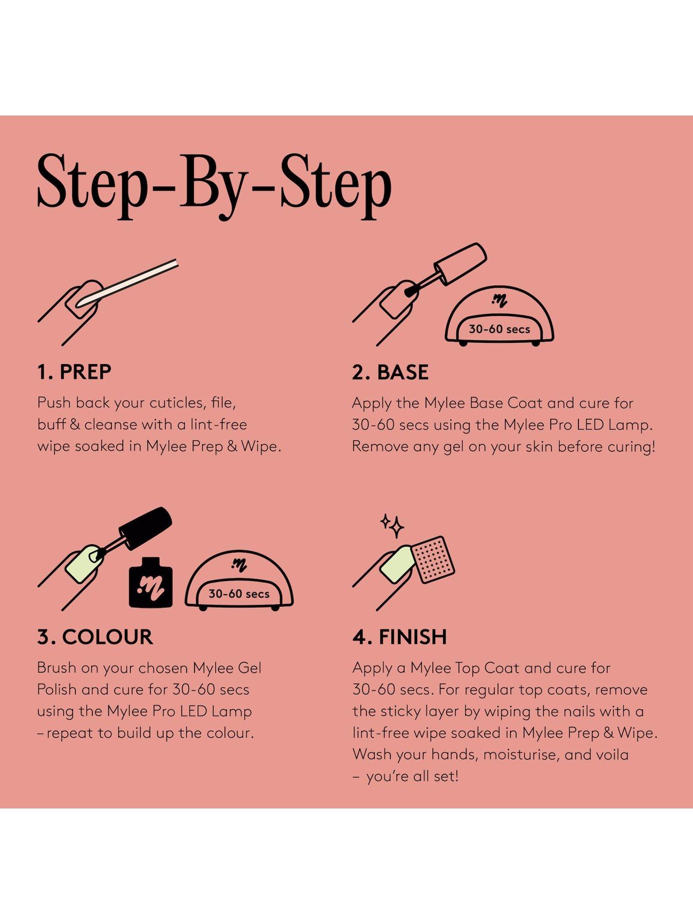 Image 7 of 7 of Mylee The Essentials Gel Nail Polish LED Lamp Kit - Black