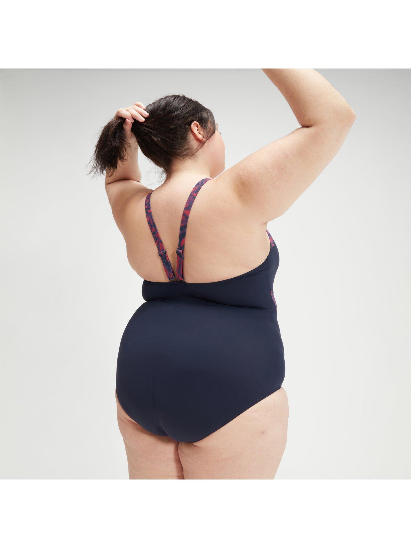 Speedo plus size on sale one piece