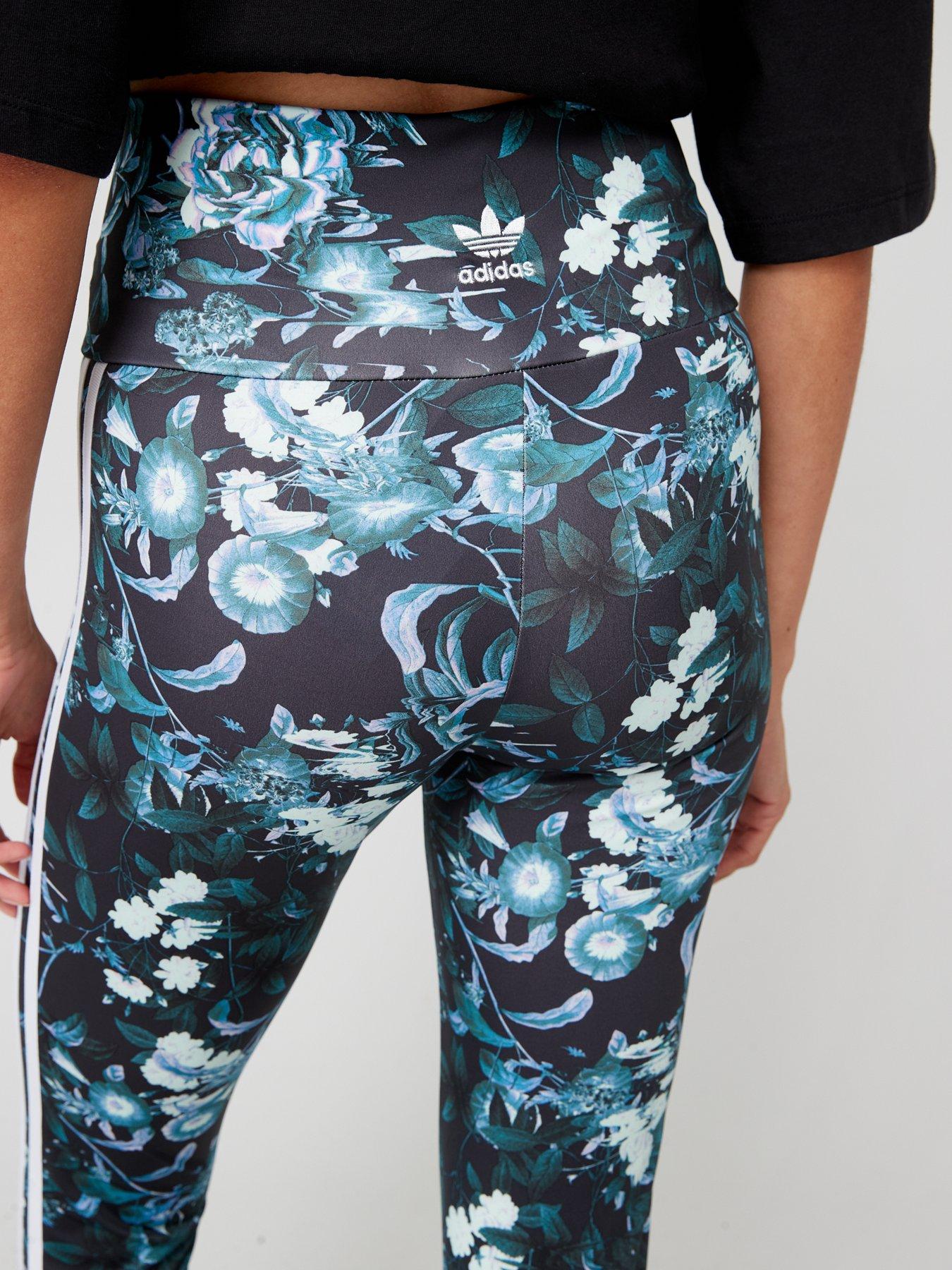 Adidas flower print leggings hotsell