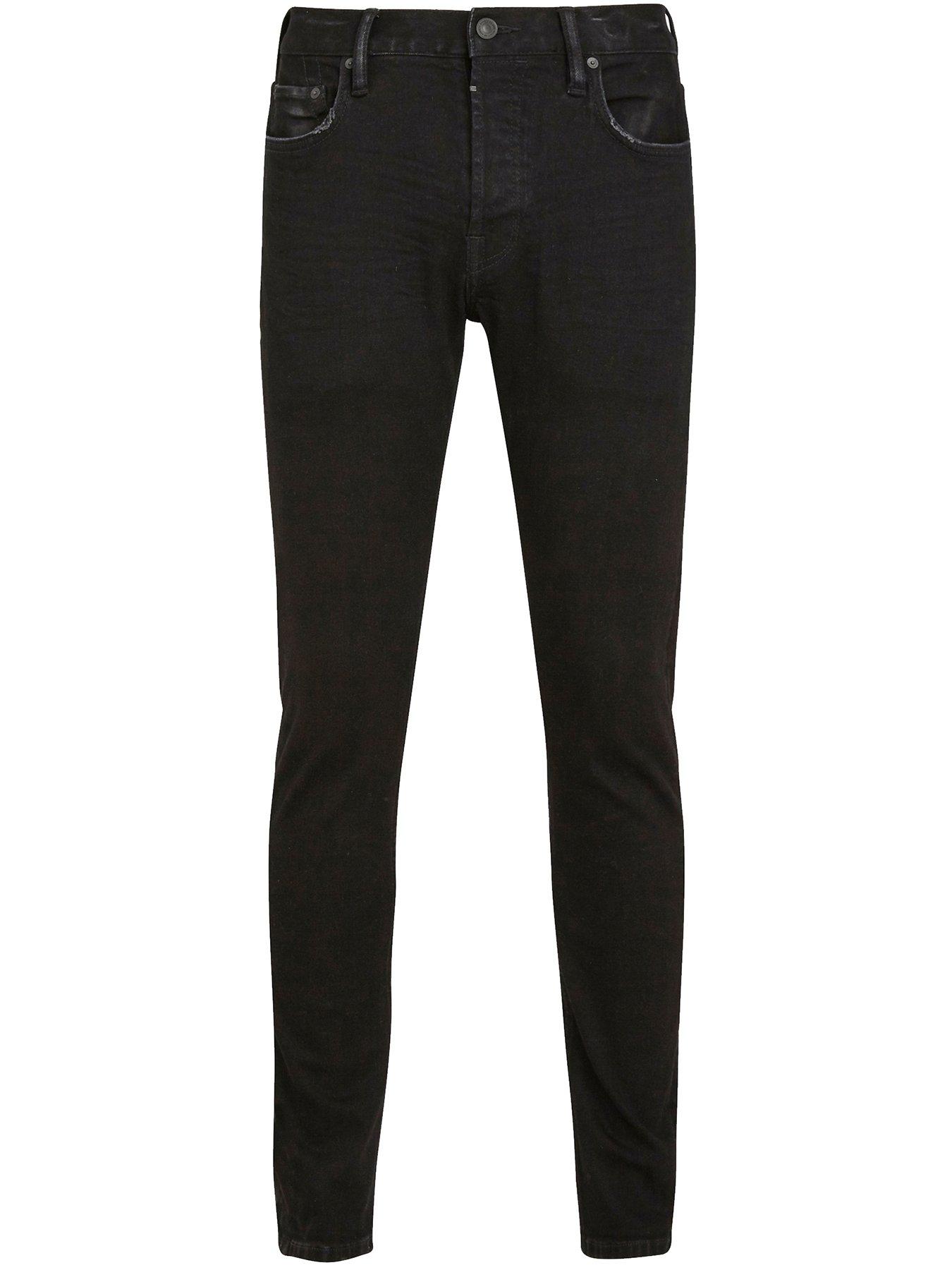 AllSaints Rex Slim Fit Jeans - Black | Very.co.uk