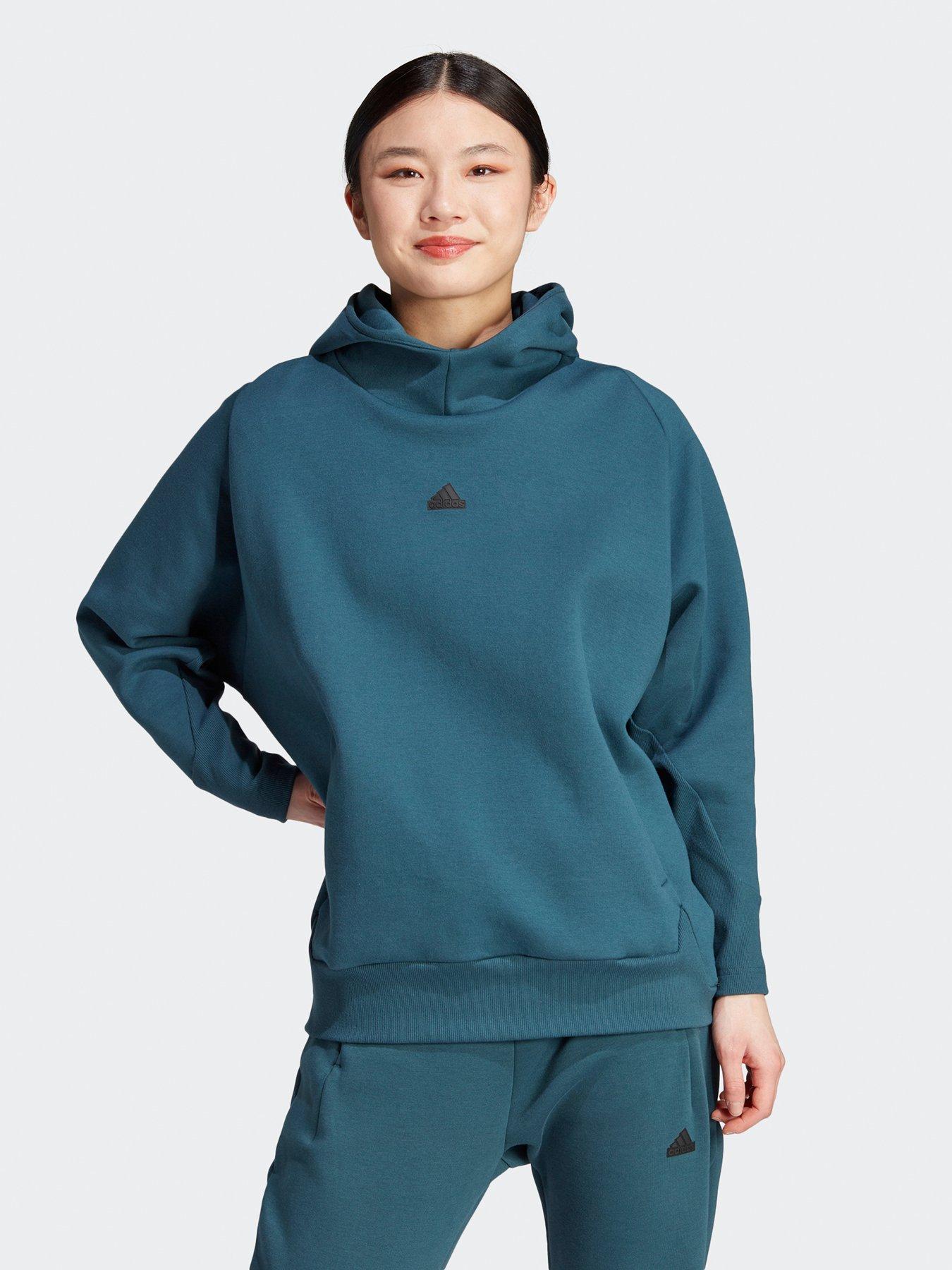 adidas navy hoodie womens