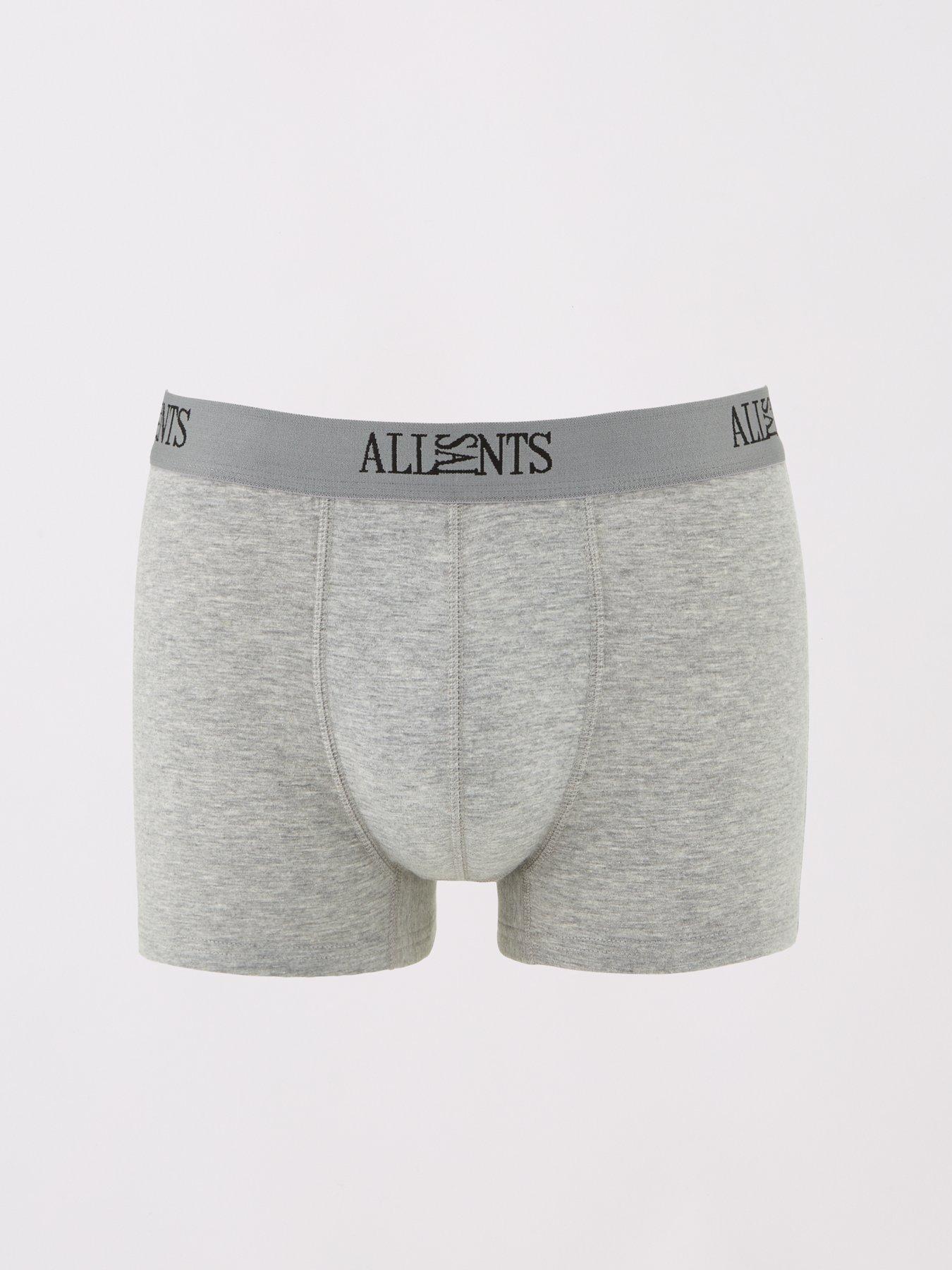 ALL SAINTS MENS 3 PACK BOXERS TRUNKS DESIGNER UNDERWEAR BOXER SHORTS - GIFT  BOX