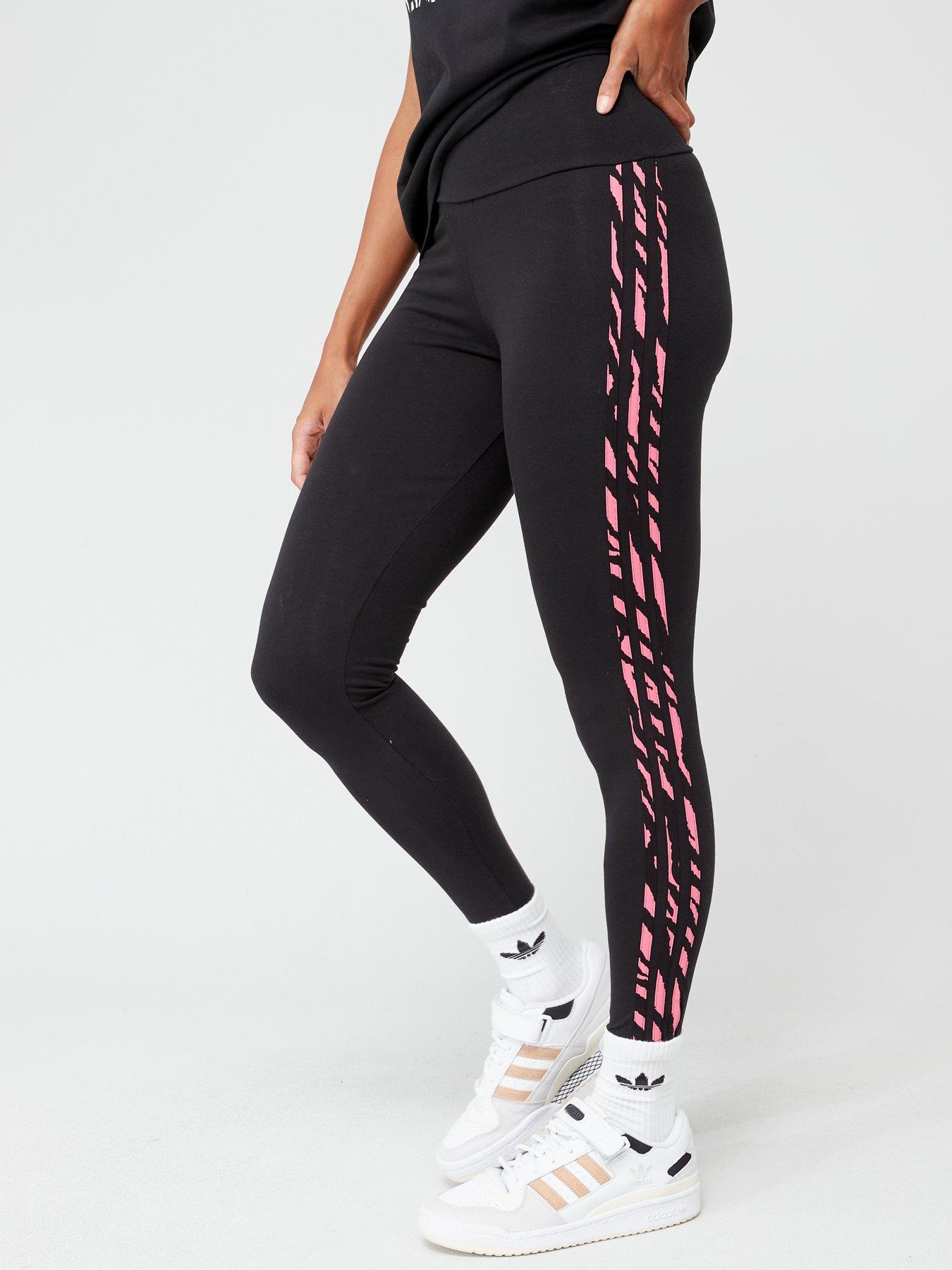 3 Stripe Animal Print Leggings