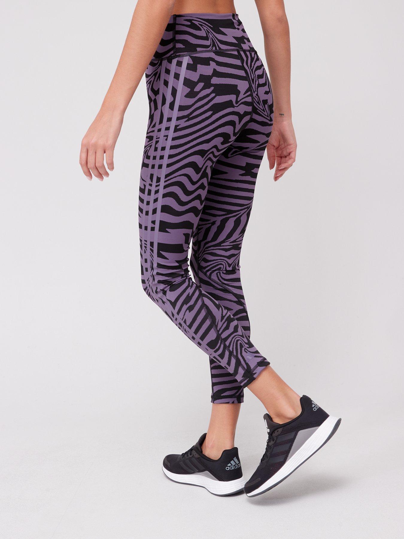 3-Stripes Print Leggings (Plus Size)