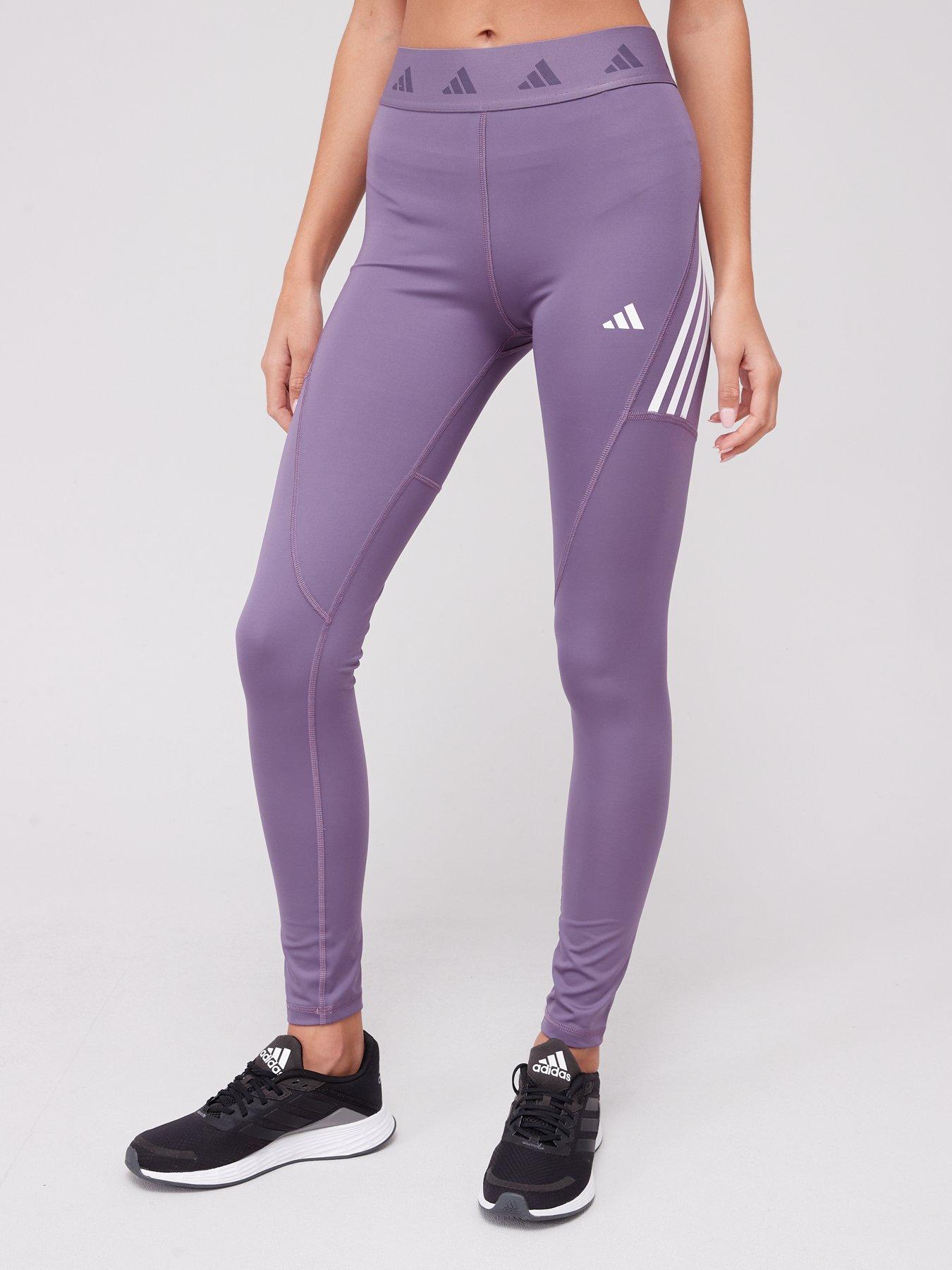adidas Adicolor 3-Stripes Leggings - Purple