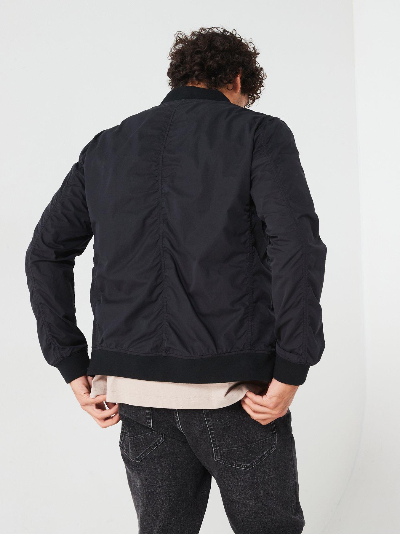 Image 2 of 6 of AllSaints Bassett Bomber Jacket - Black
