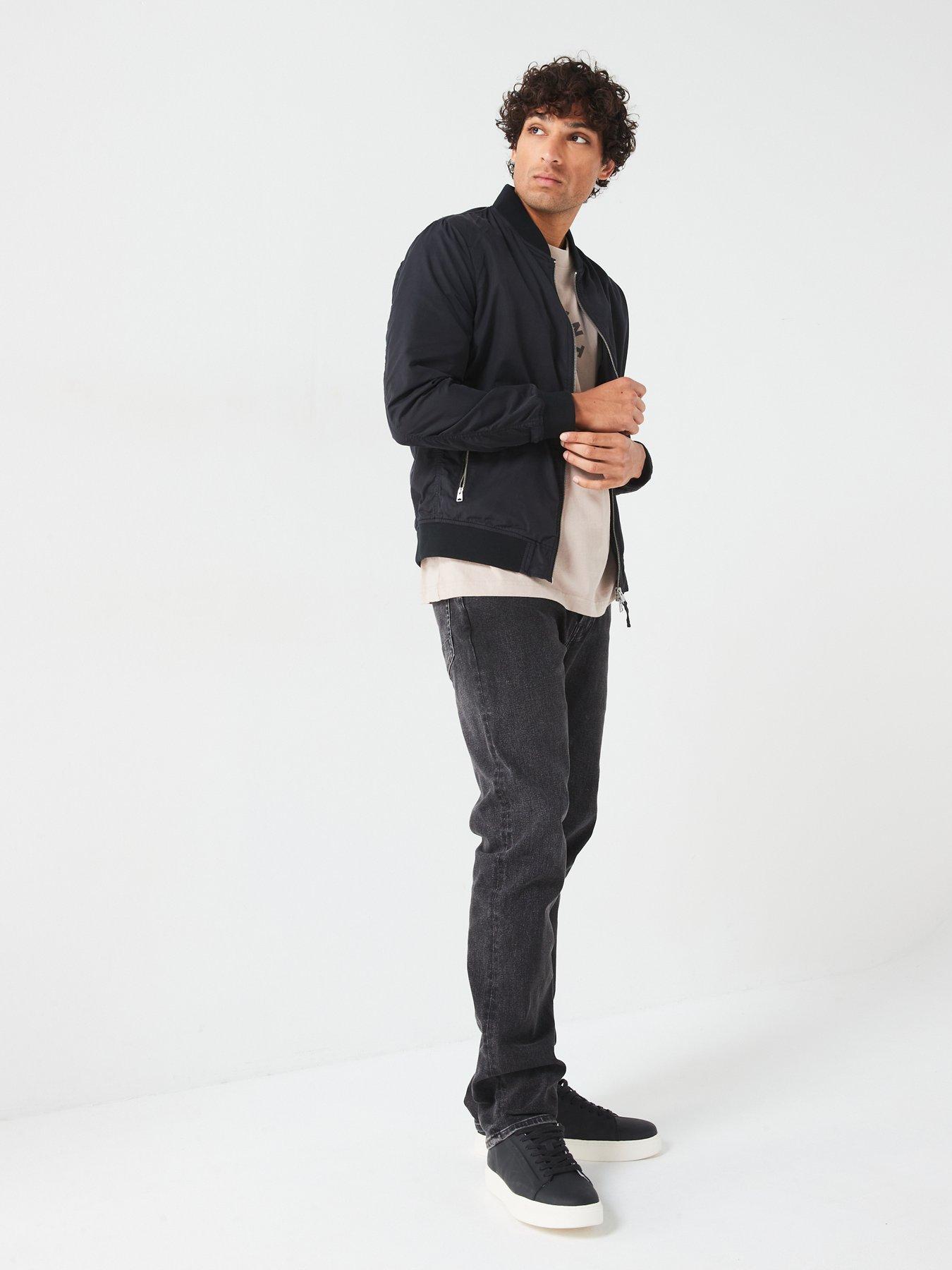 Image 3 of 6 of AllSaints Bassett Bomber Jacket - Black