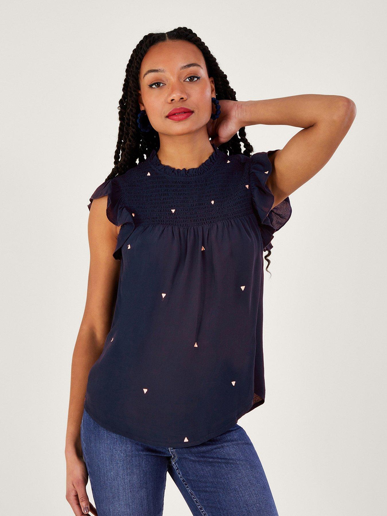 Embroidered Relaxed Cami Top, Monsoon