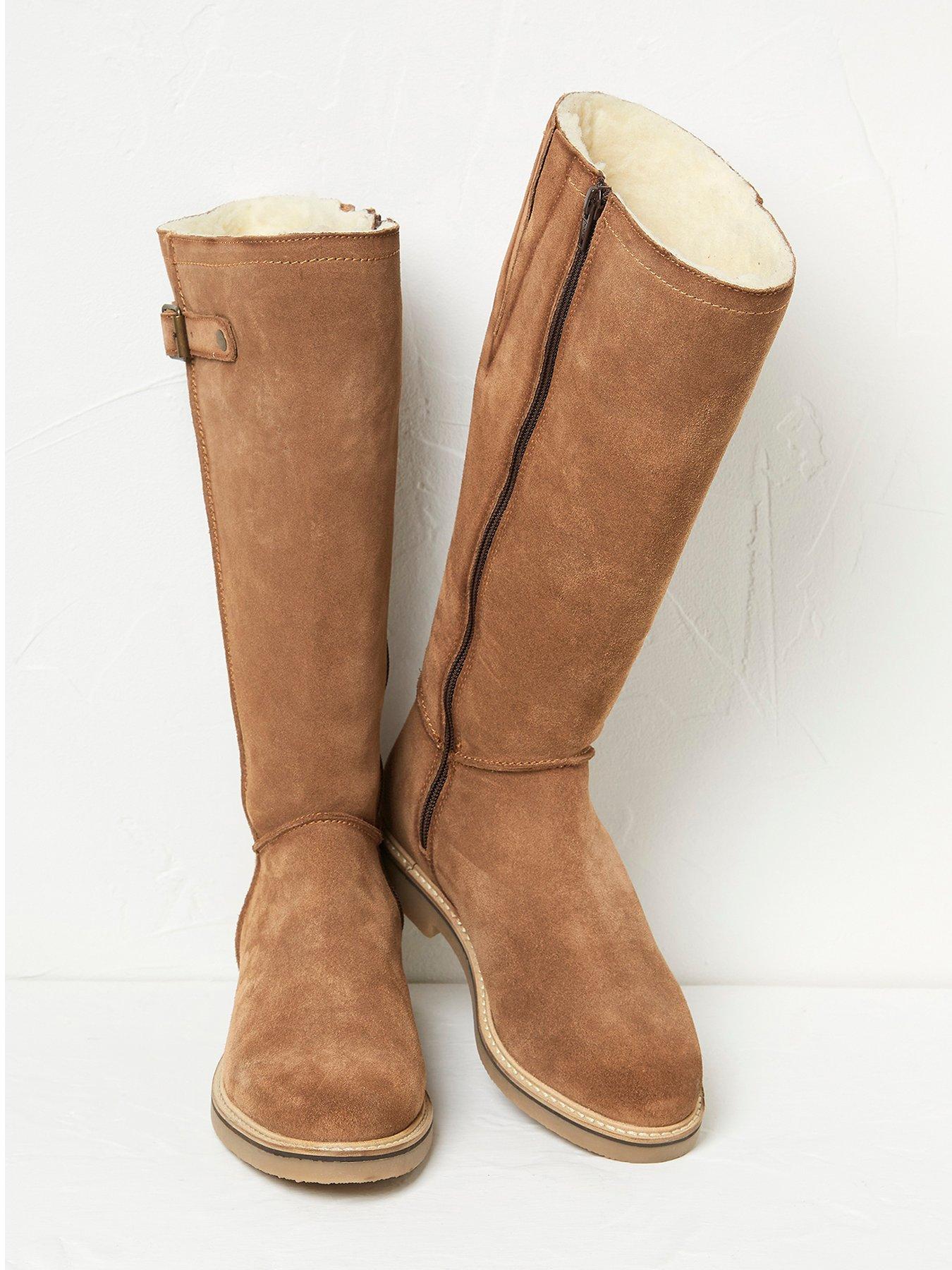 Fat face cara shearling boots hotsell