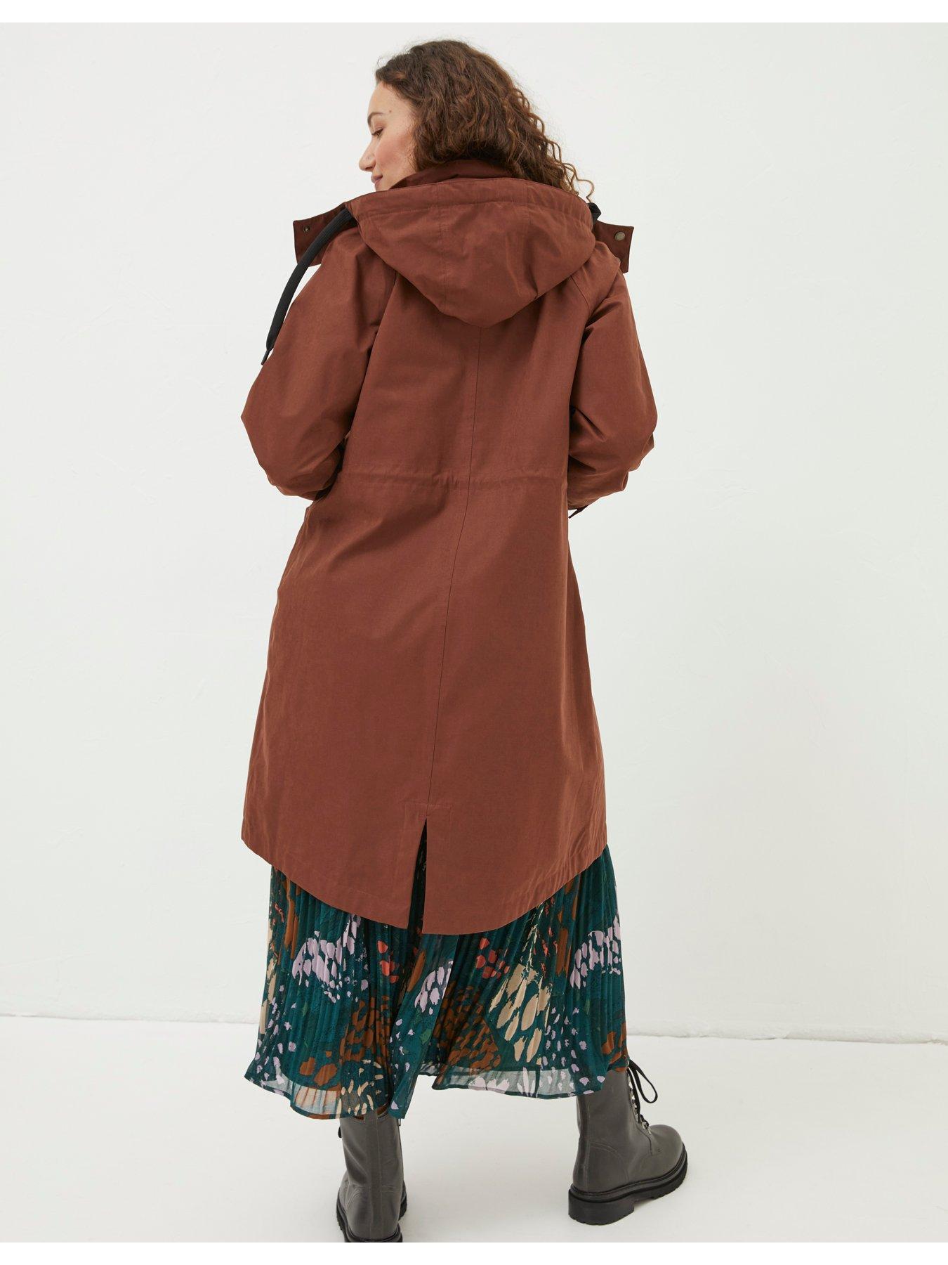 Taylor Waterproof Long Coat Brown