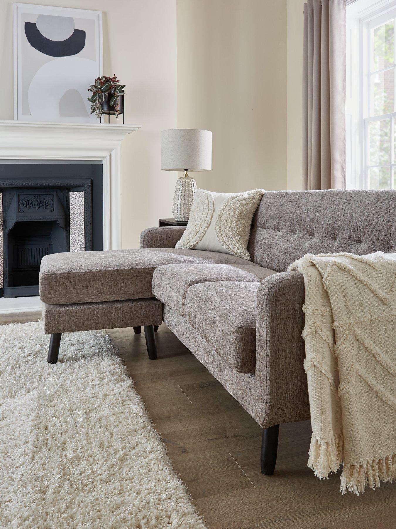 undefined Oslo Reversible Fabric Chaise Sofa - FSC® Certified