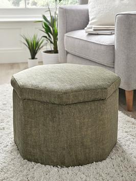 Product photograph of Very Home Lea Storage Footstool - Fsc Reg Certified from very.co.uk