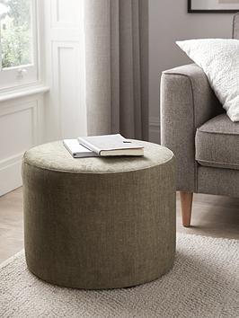 Product photograph of Very Home Isla Fabric Footstool - Fsc Reg Certified from very.co.uk