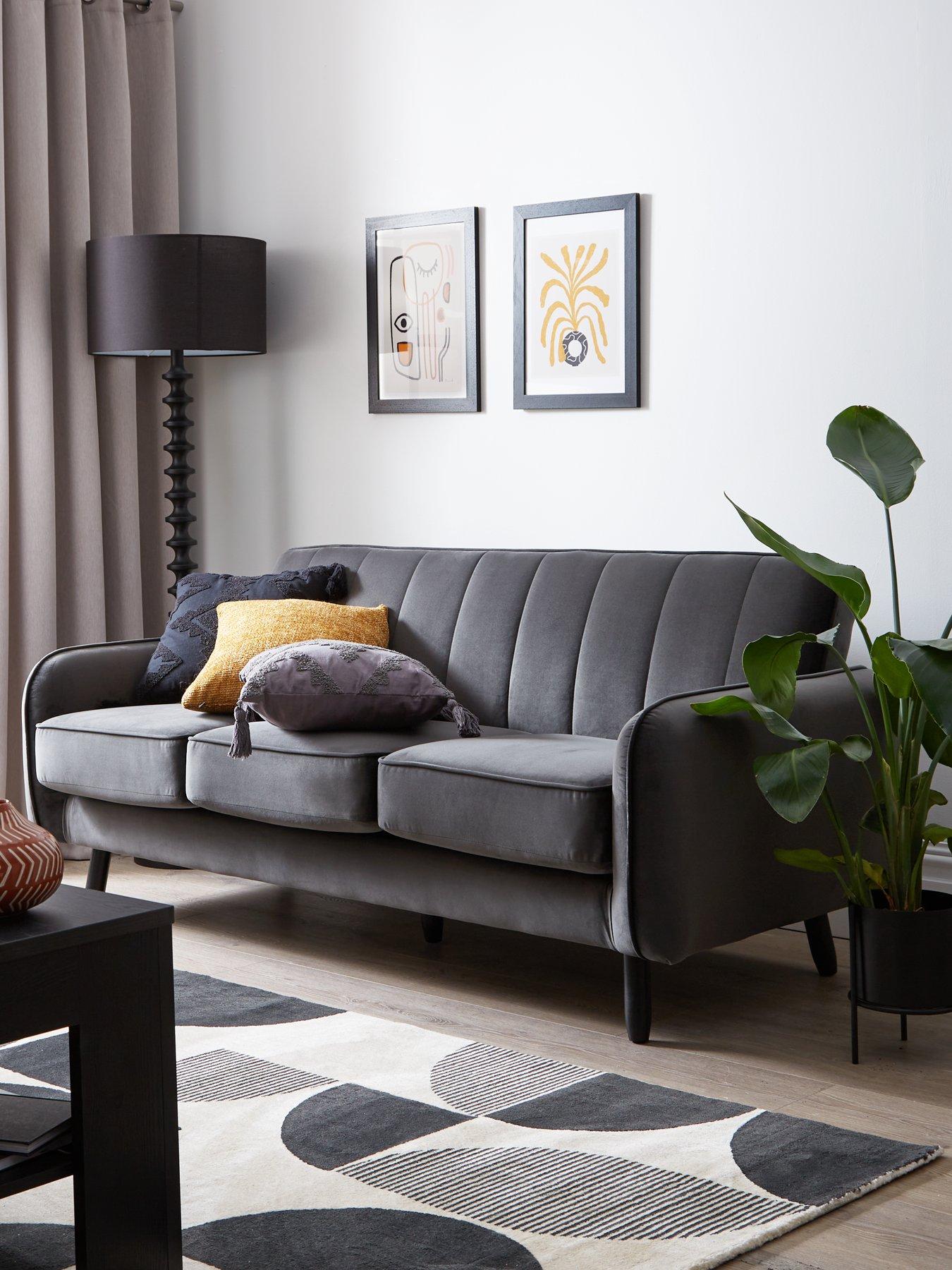 undefined Jennifer Fabric Compact 3 Seater Sofa - FSC® Certified