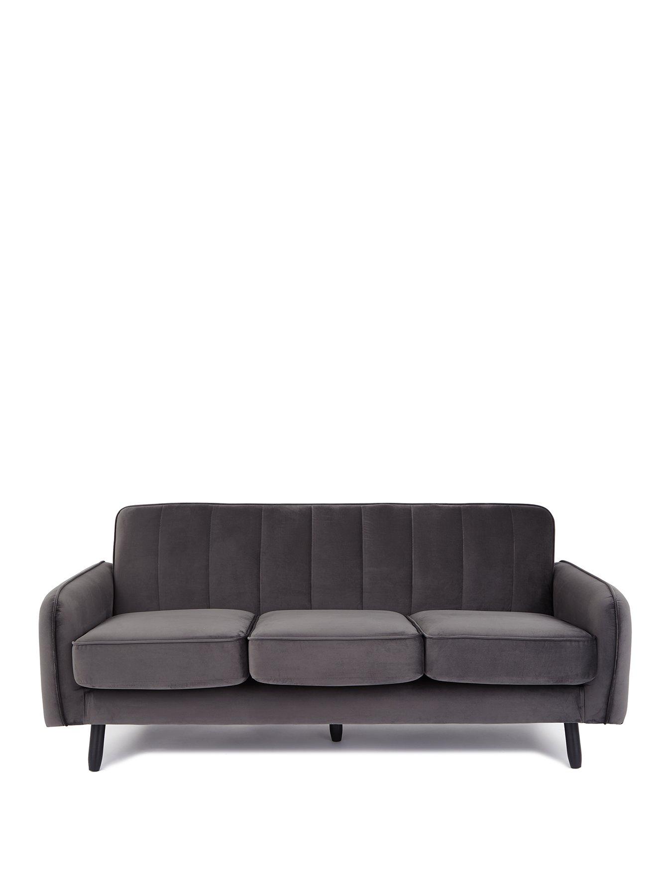 Image 2 of 7 of Very Home Jennifer Fabric Compact&nbsp;3 Seater Sofa&nbsp;- FSC&reg; Certified
