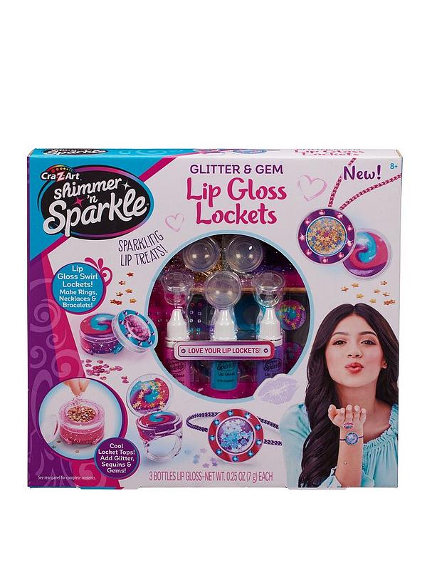 Image 1 of 6 of Shimmer & Sparkle Shimmer 'N' Sparkle Glitter &amp; Gem Lip Gloss Locket