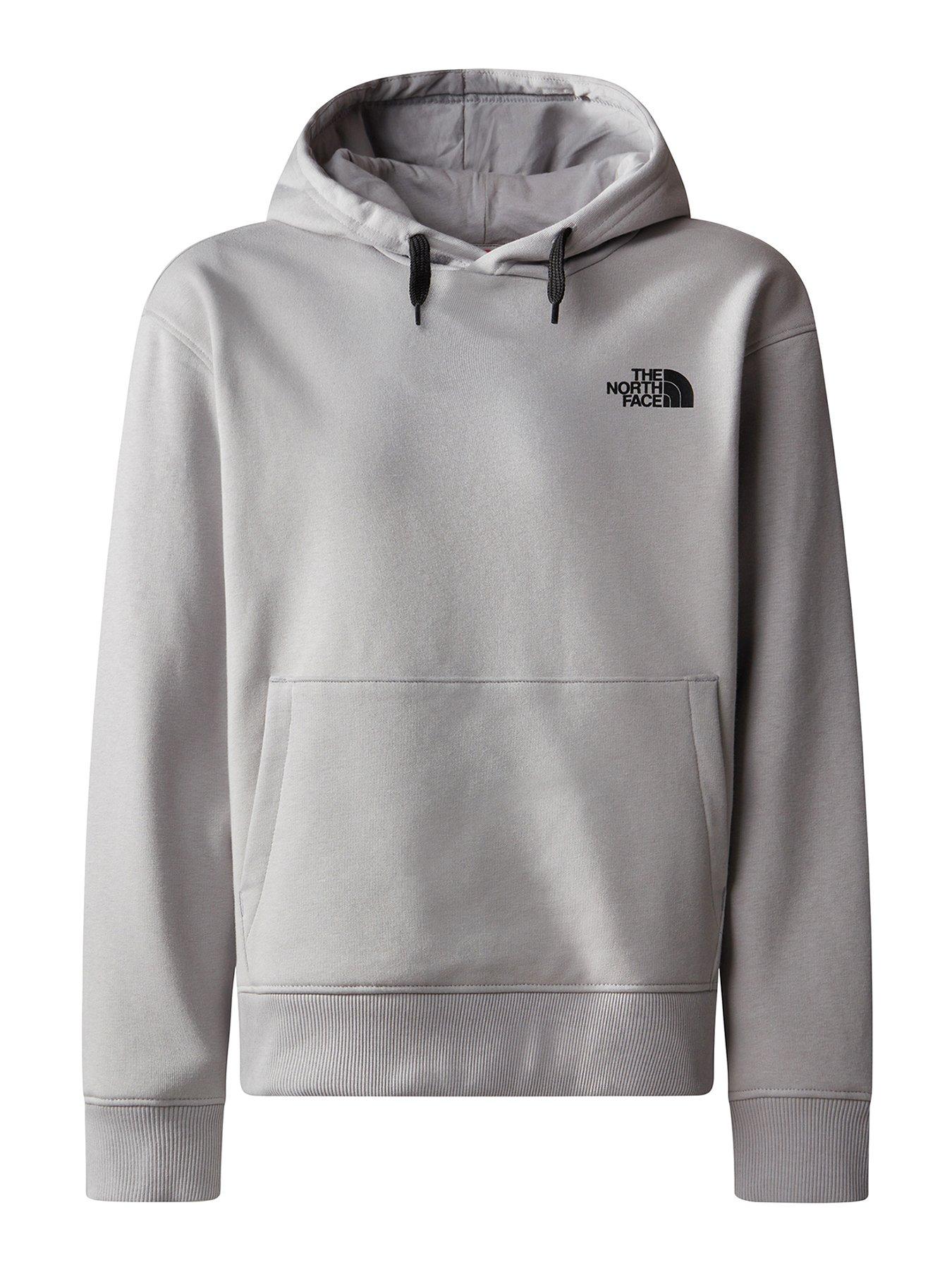 Light grey north face hoodie best sale