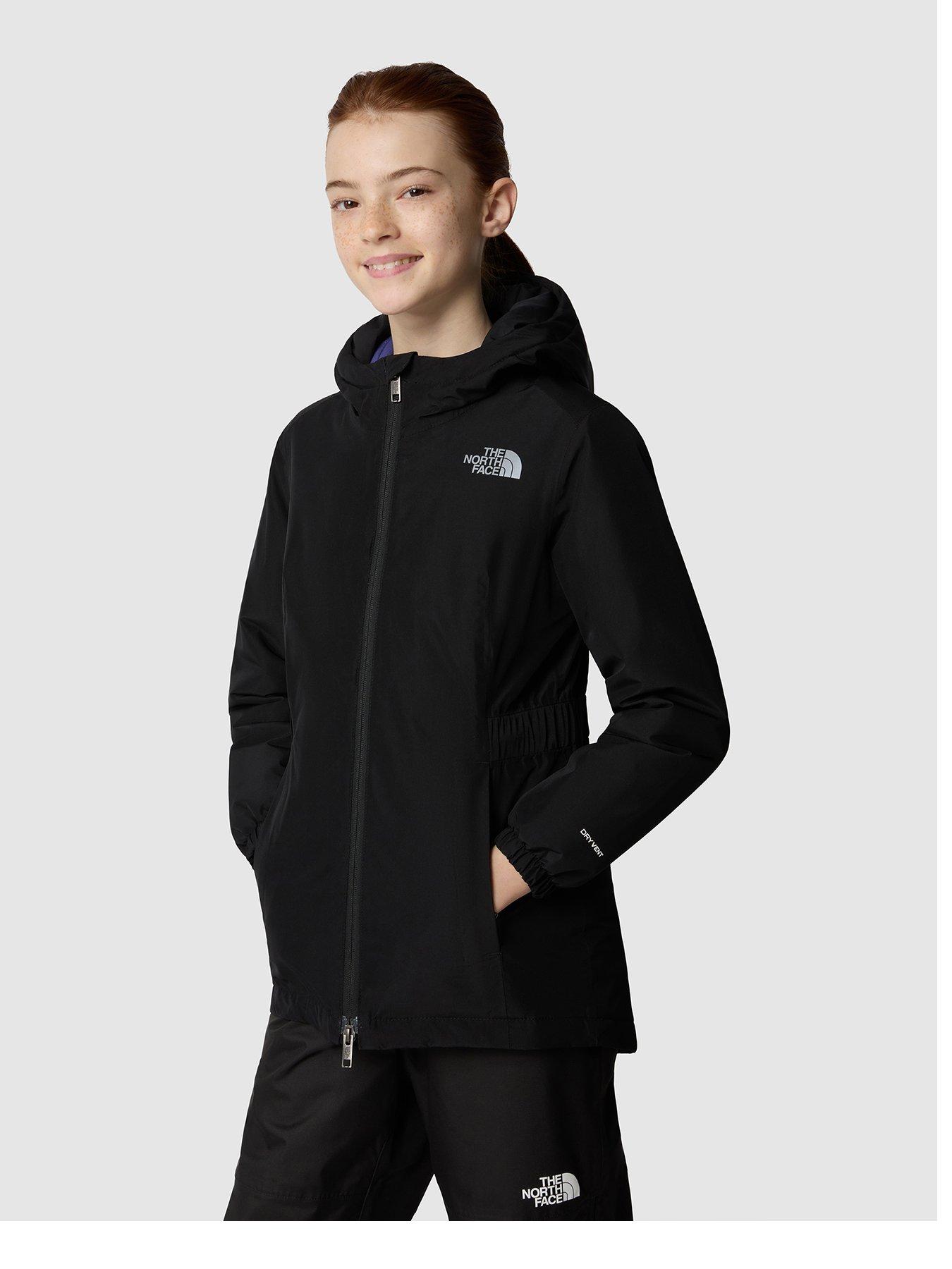 THE NORTH FACE Girls Hikesteller Insulated Parka - Black, Black, Size Xs, Women