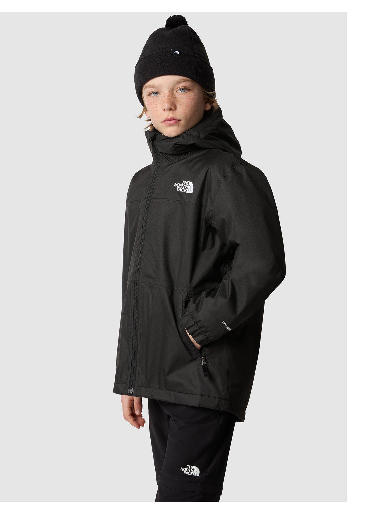 Boys Warm Storm Rain Jacket - Black