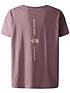  image of the-north-face-girls-vertical-line-short-sleeve-tee-light-purple