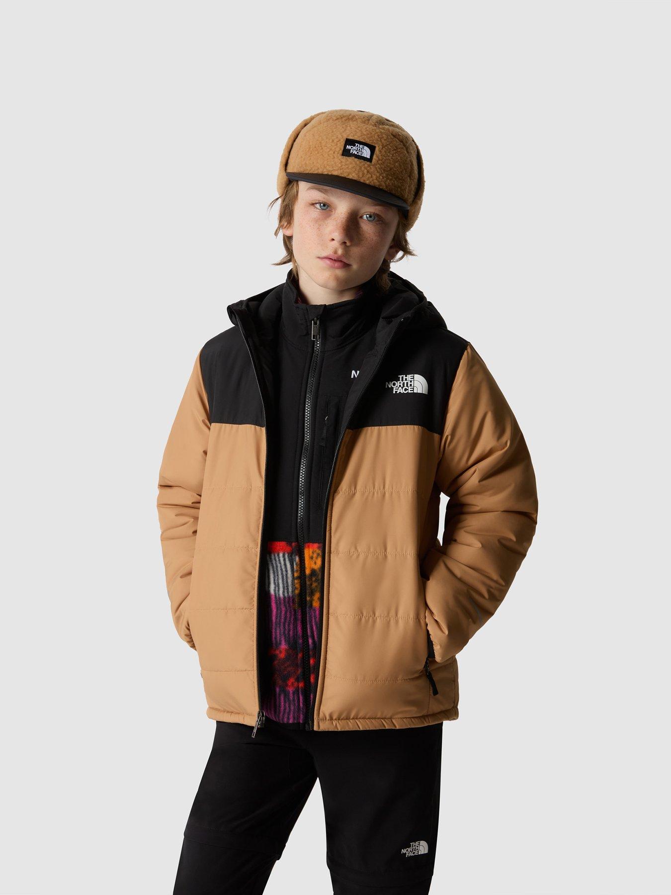 THE NORTH FACE Boys Never Stop Synthetic Jacket - Dark Beige | very.co.uk