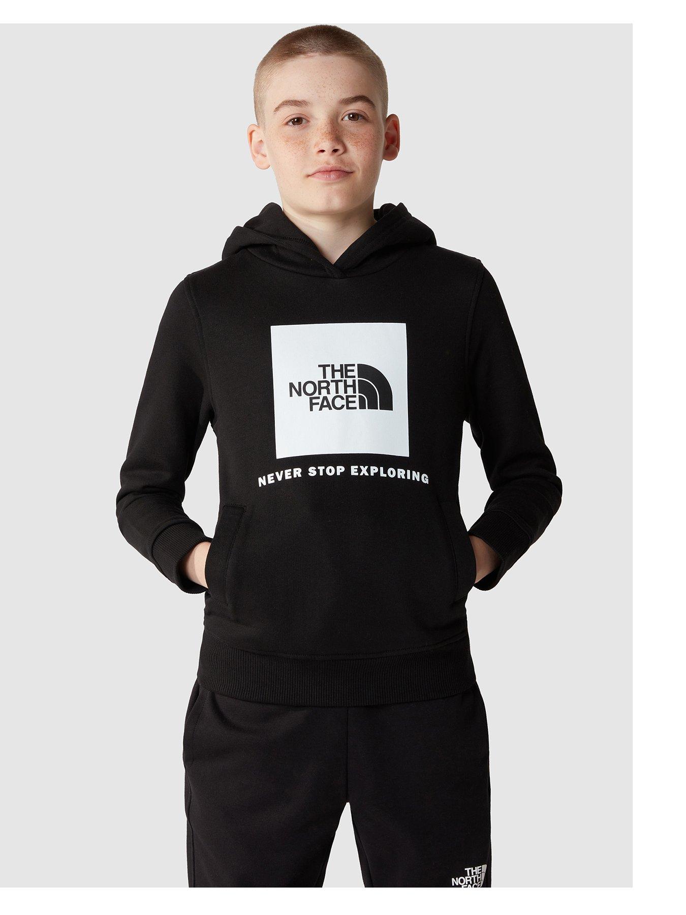 The north face box overhead hoodie junior sale