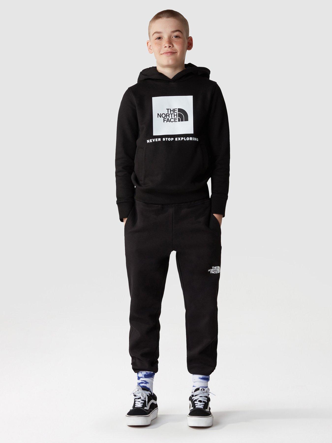 THE NORTH FACE Unisex Box Overhead Hoodie - Black