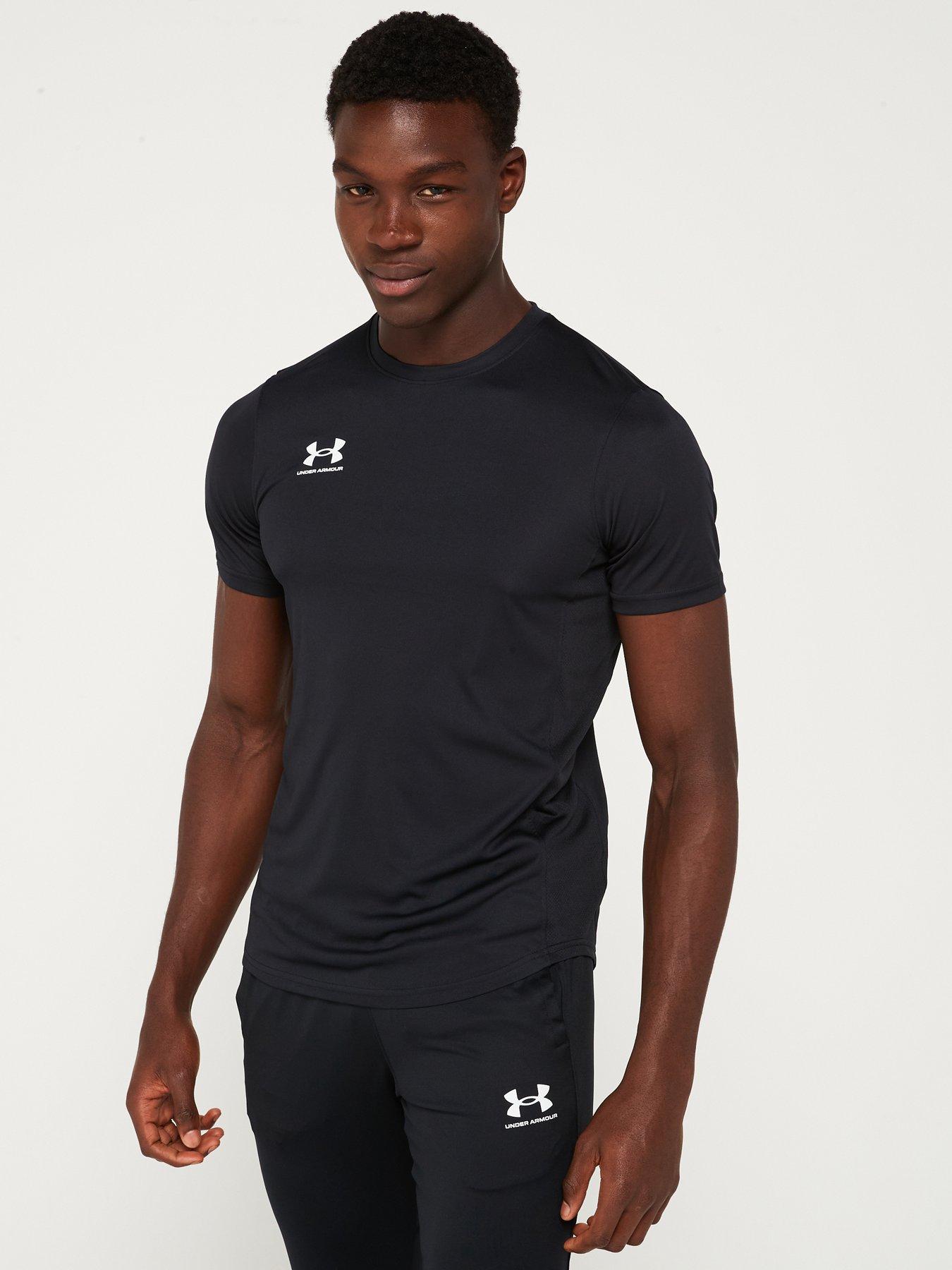 UNDER ARMOUR Mens Challenger T-shirt - Black