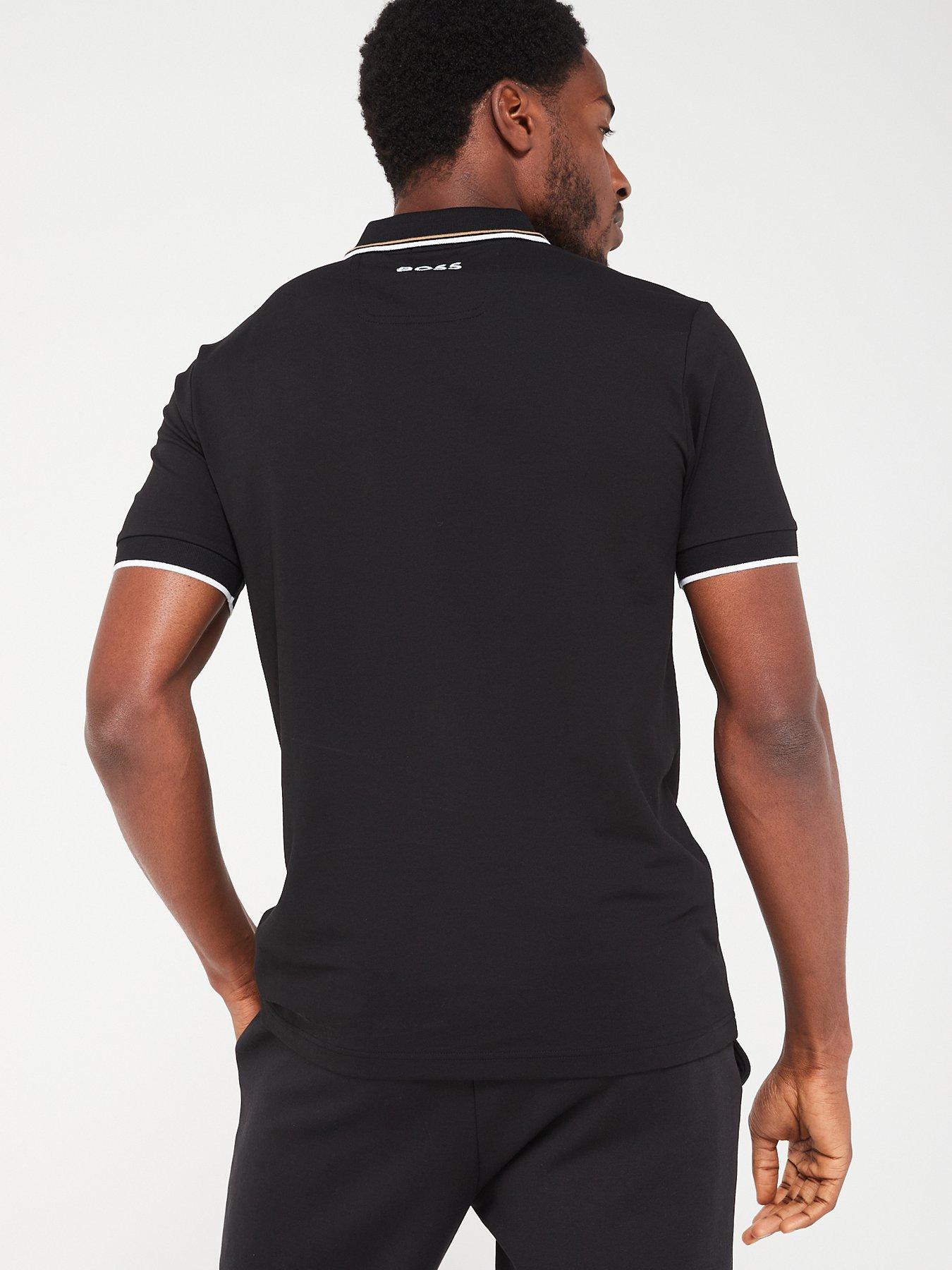 Image 2 of 5 of BOSS Paddy Pro Regular Fit Polo Shirt - Black