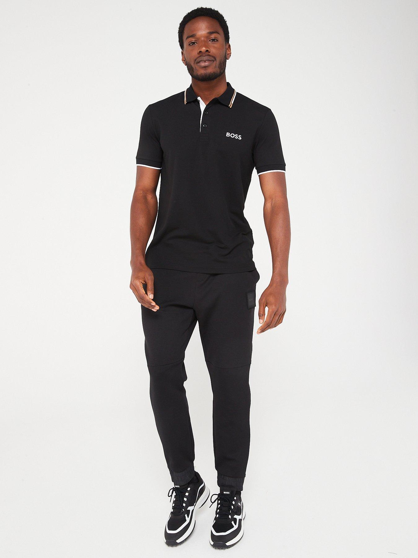 Image 3 of 5 of BOSS Paddy Pro Regular Fit Polo Shirt - Black