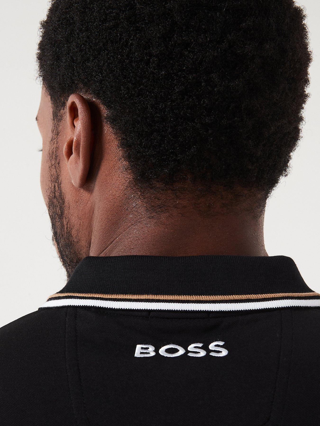 Image 5 of 5 of BOSS Paddy Pro Regular Fit Polo Shirt - Black