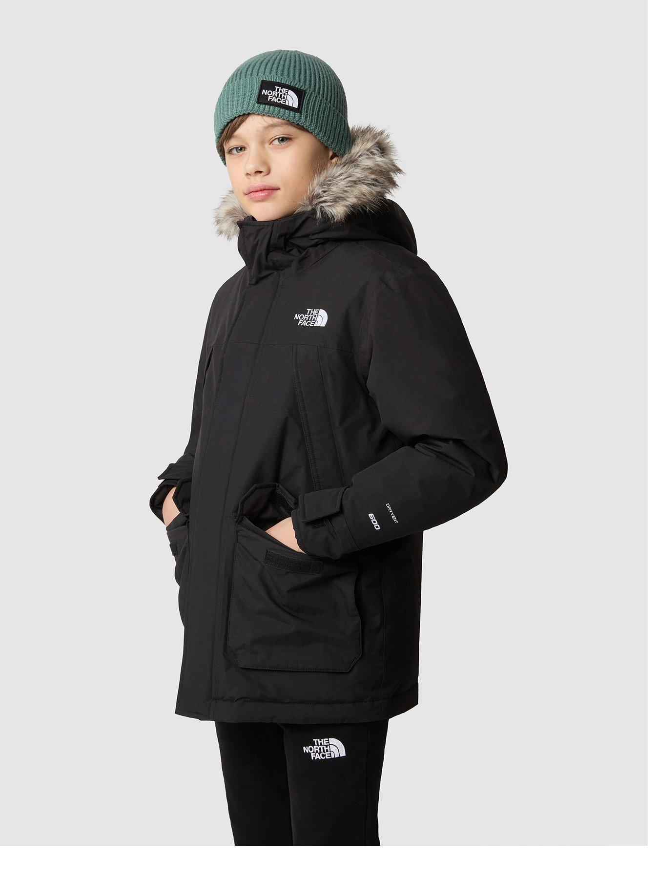 THE NORTH FACE Boys Down Mcmurdo Parka - Black | Very.co.uk