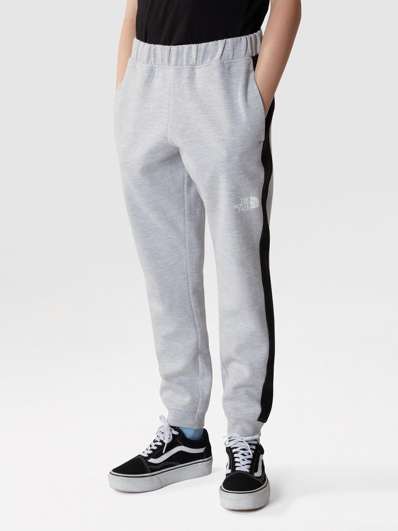 North face hot sale grey sweatpants