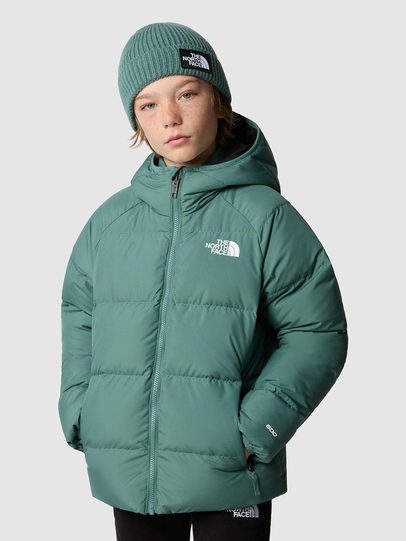 THE NORTH FACE Boys Reversible North Down Hooded Jacket - Khaki | very ...