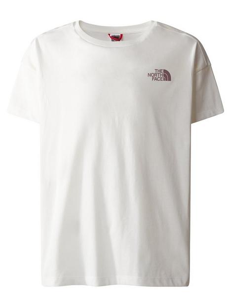 the-north-face-girls-vertical-line-short-sleeve-tee-off-white