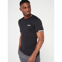 BOSS Men's Technical Logo T-shirt - Black | very.co.uk